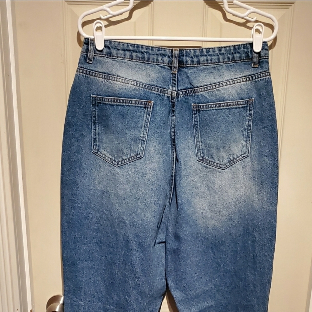 💙 HOST PICK 💙 Riot Society High Rise Ripped Mom Jeans Size 10 - Picture 5 of 8